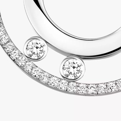 [Select]Move Romane Small Diamond Hoop Earrings