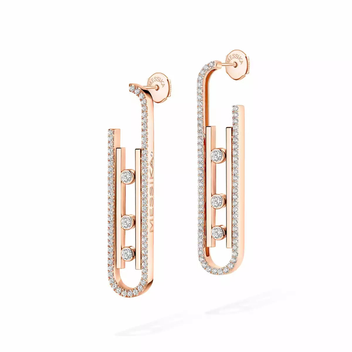 [Select]Diamond Pendant Earrings Move 10Th