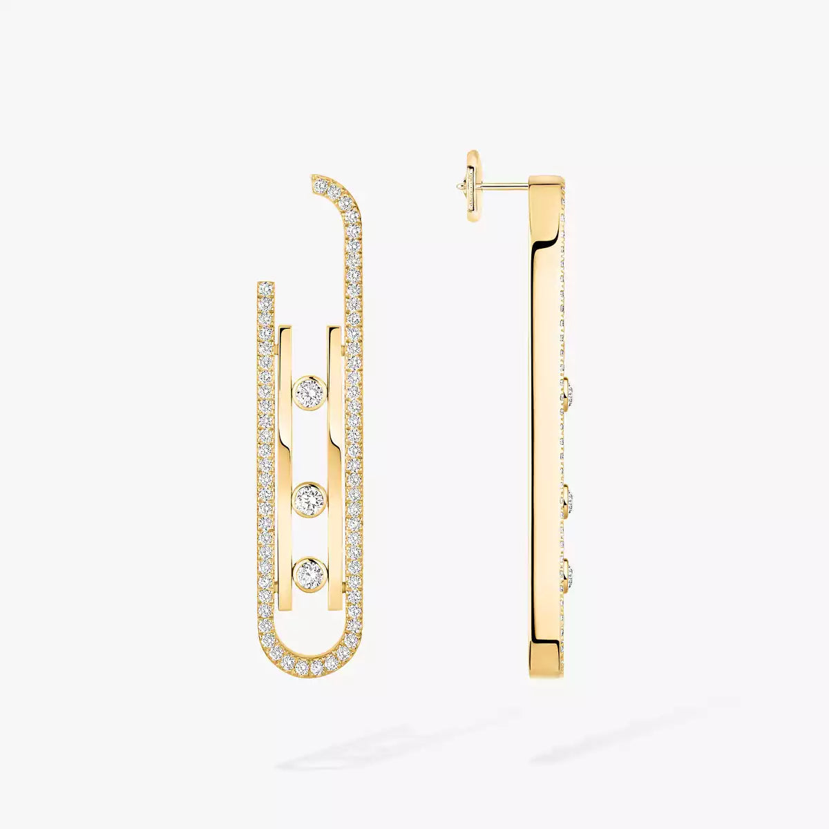 [Select]Diamond Pendant Earrings Move 10Th