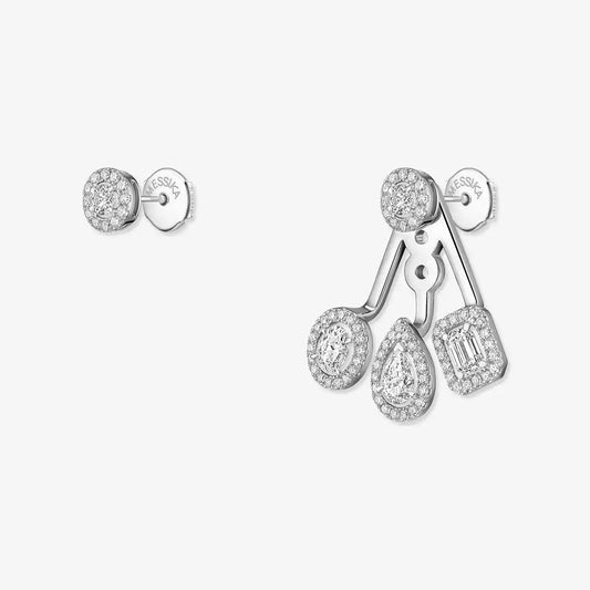 [Select] My Twin Trio  Diamond Earrings