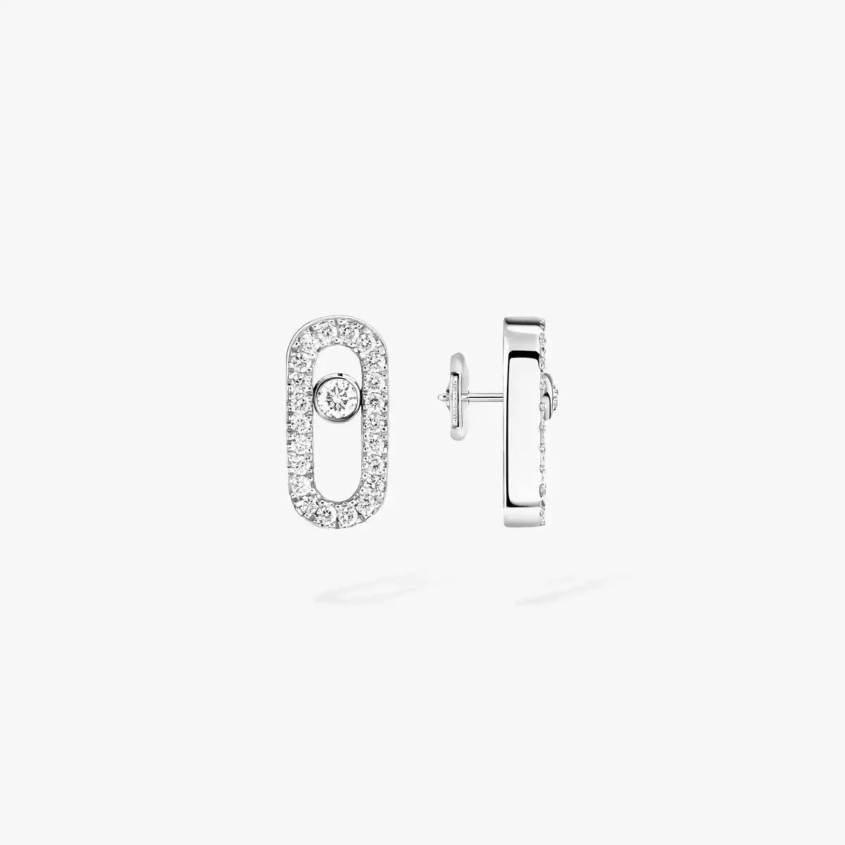 [Select]Move Uno Diamond Earrings
