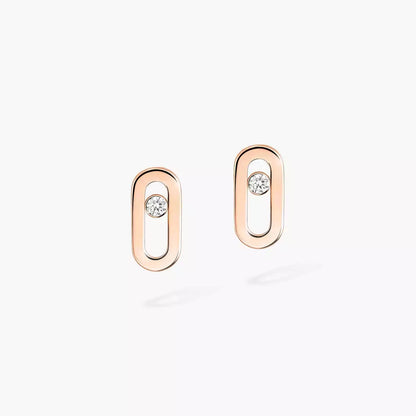 [Select]Move Uno Diamond Stud Earrings