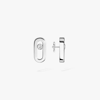 [Select]Move Uno Diamond Stud Earrings
