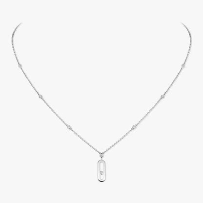 [Select] Move Uno Gold Diamond Long Necklace