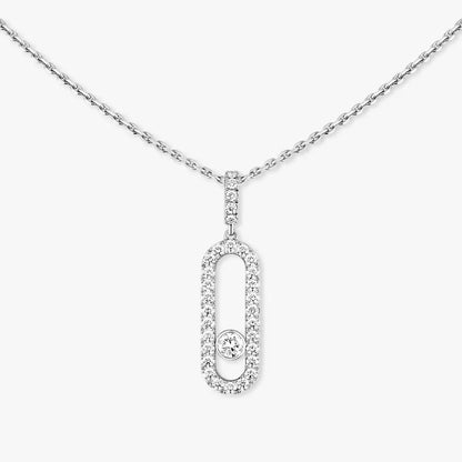 [Select]Move Uno Diamond Necklace in Rose Gold