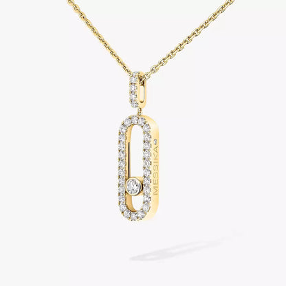 [Select]Move Uno Diamond Necklace in Rose Gold