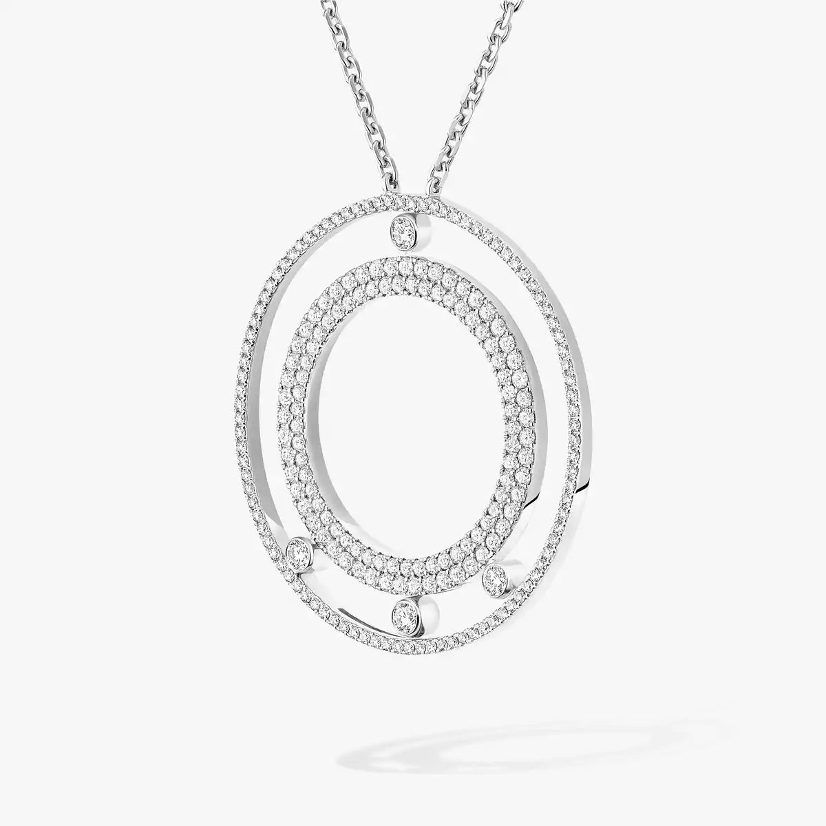 [Select]Move Romane Long Pave_-Set Diamond Necklace