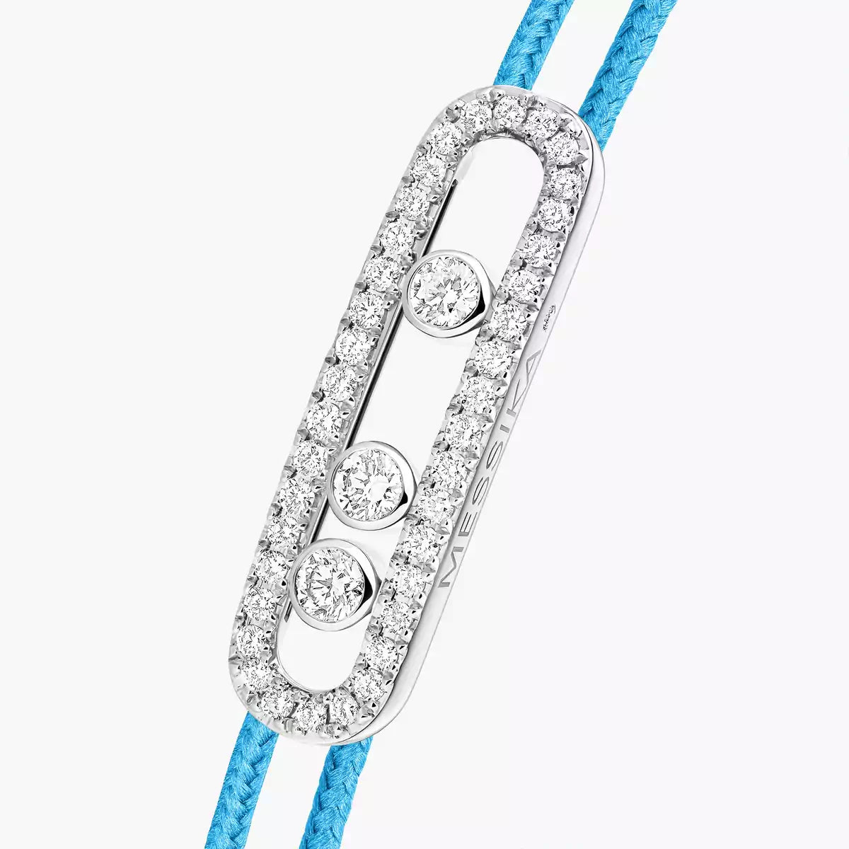 [Select]Messika Care(s) pink cord pavé bracelet