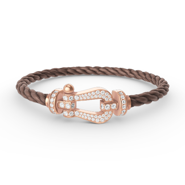 [Select]FORCE LARGE HORSESHOE FULL DIAMOND BRACELET Select GOLD
