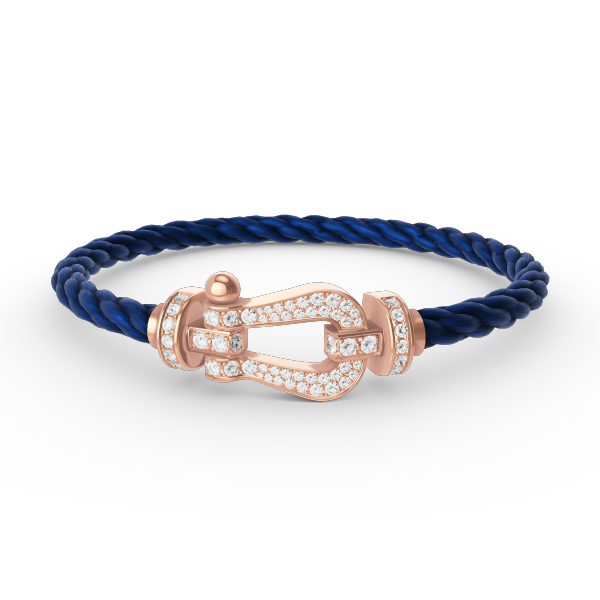 [Select]FORCE LARGE HORSESHOE FULL DIAMOND BRACELET Select GOLD