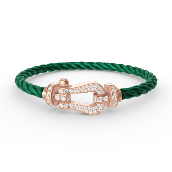 [Select]FORCE LARGE HORSESHOE FULL DIAMOND BRACELET Select GOLD