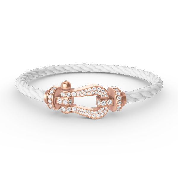 [Select]FORCE LARGE HORSESHOE FULL DIAMOND BRACELET Select GOLD
