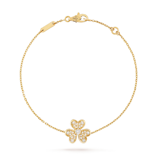 [Select]FRIVOLE GOLD FLOWER DIAMOND BRACELET