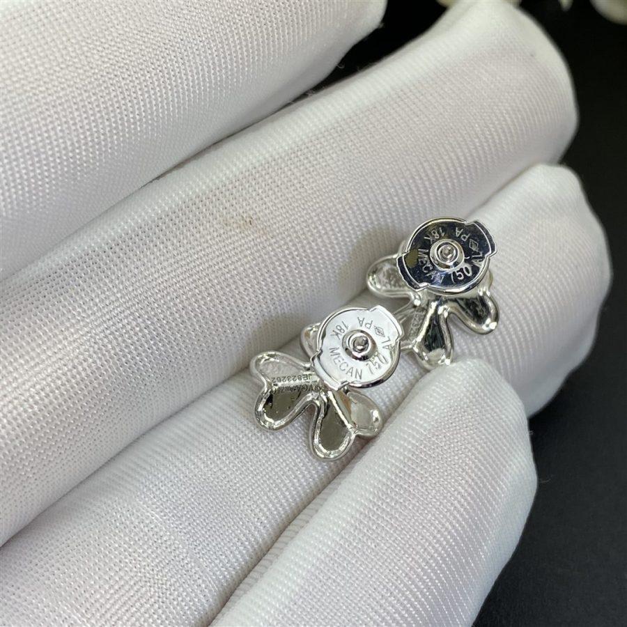 [Select]FRIVOLE MINI SILVER FLOWER EARRINGS