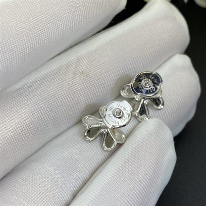 [Select]FRIVOLE MINI SILVER FLOWER EARRINGS