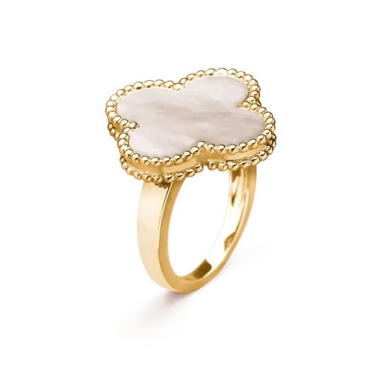 [Select]CLOVER WHITE MOP RING