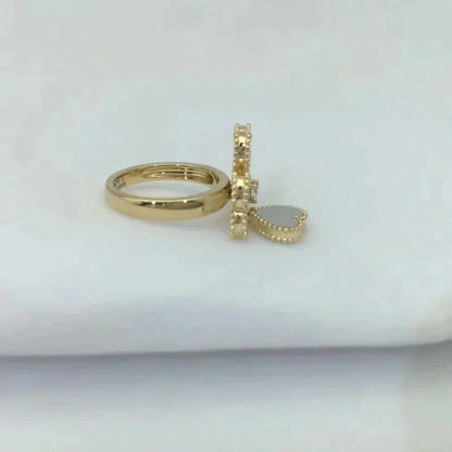 [Select]SWEET CLOVER WHITE MOP RING
