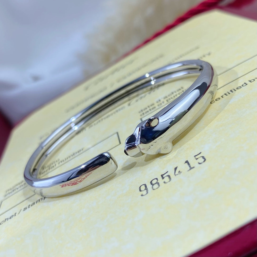 [Select]PANTHERE SILVER OPEN BRACELET