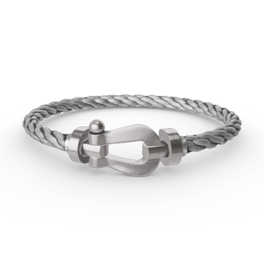 [Select]FORCE LARGE HORSESHOE NO DIAMOND BRACELET SILVER