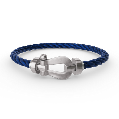 [Select]FORCE LARGE HORSESHOE NO DIAMOND BRACELET SILVER
