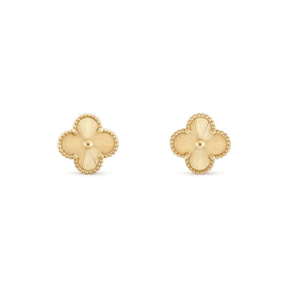[Select]CLOVER MEDIUM 1 MOTIFS LASER EARRINGS