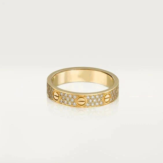 [Select]LOVE RING 3.6MM DIAMOND PAVED