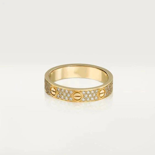 [Select]LOVE RING 3.6MM DIAMOND PAVED
